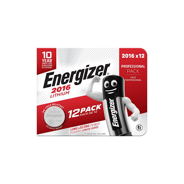 Batteri ENERGIZER Lithium CR2016 12/fp