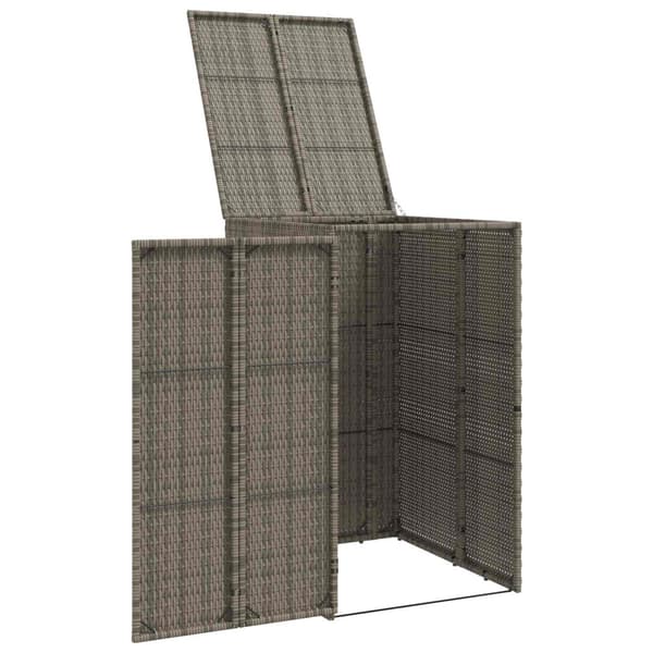 Avfallshink Box Grå 65 x 80 x 115 cm polyeten