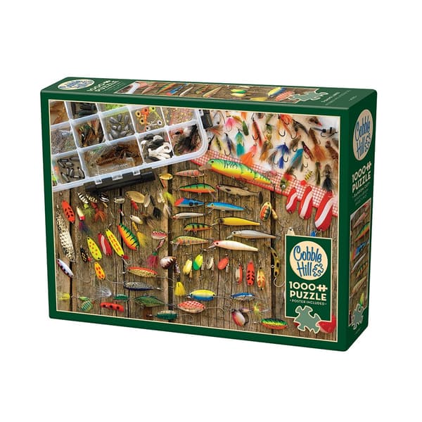 Fishing Lures, Pussel, 1000 bitar, Cobble Hill
