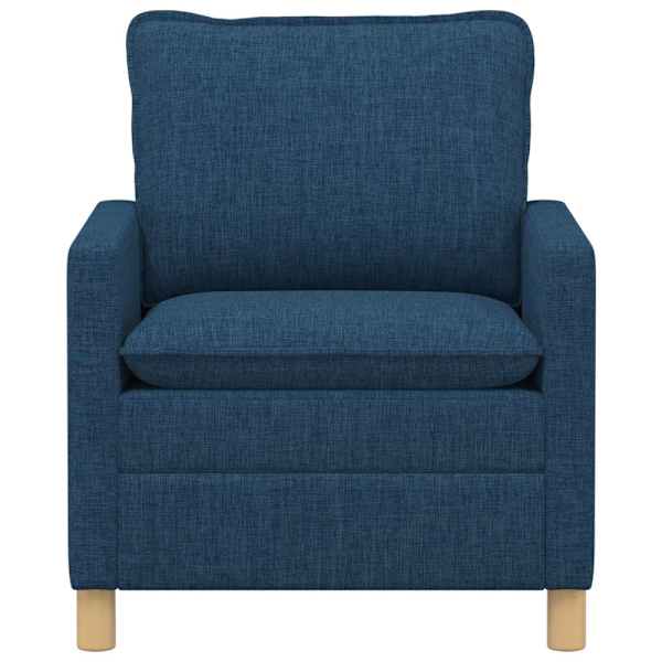 Soffa Blå Tyg