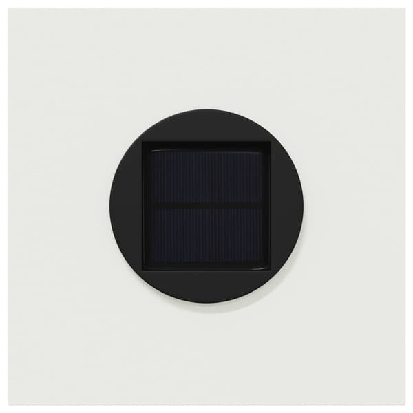 Solar LED Stig Ljus 2 pcs Vit Kallvalsat stål