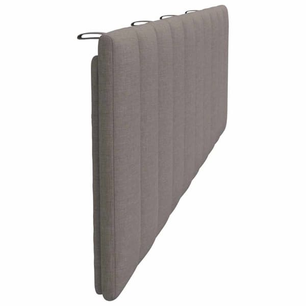 Headboard Cushion "Hanko" Taupe 180 cm Fabric
