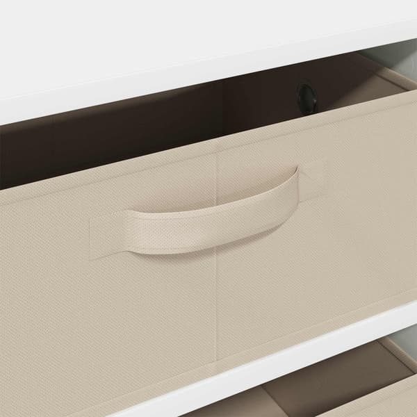 Sideboard med låda Vit 60 x 33,5 x 84 cm