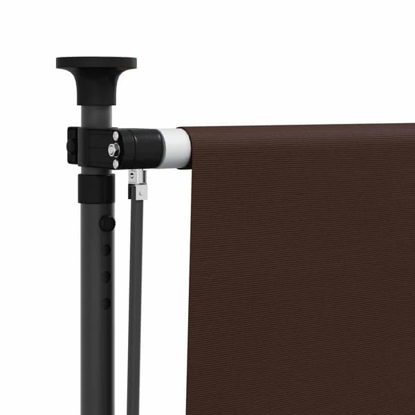 Utomhus rullgardin Brun 120 x 270 cm