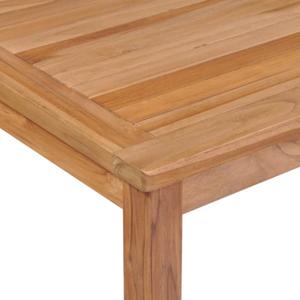 7-delad trädgårdsmatgrupp 200x100 cm massiv teak