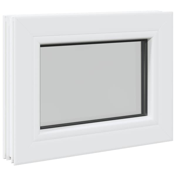 Källarfönster RISOR 50 x 35 cm PVC och glas