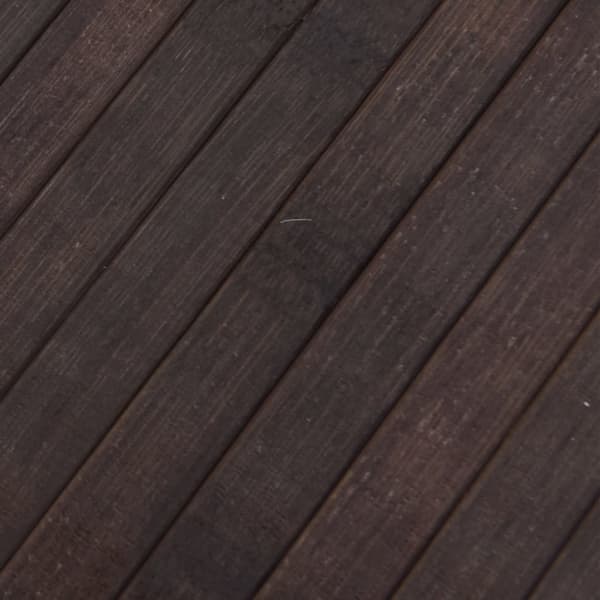 Matta rektangulär mörkbrun 70x100 cm bambu