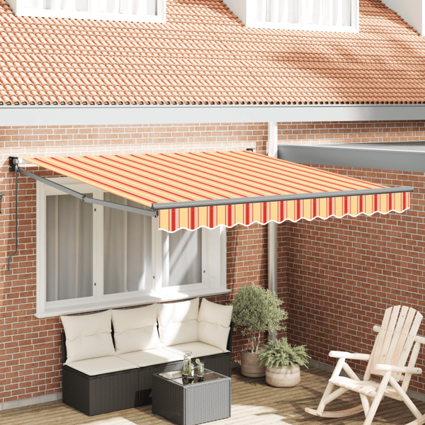 Markis Gul och Orange 350 x 250 x 165 cm Polyester