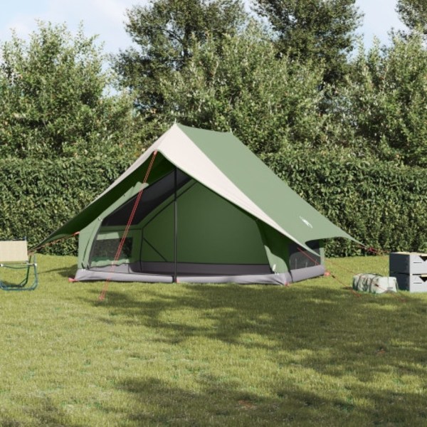 Campingtält A-Frame 5 Personer Grön Vattentålig