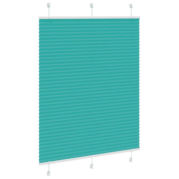 Plisserad persienn bensingrön 105x150 cm tyg bredd 104,4cm