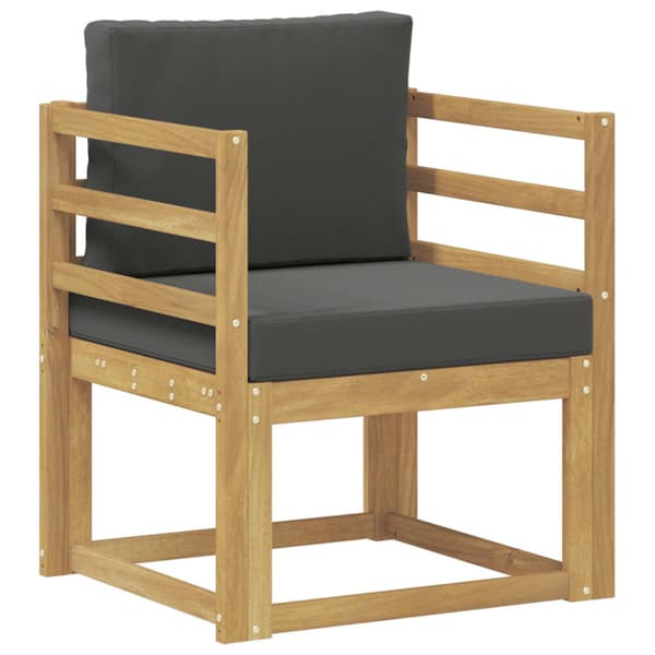 2 Stycke Utomhussoffset Polyester Vit och Antracit
