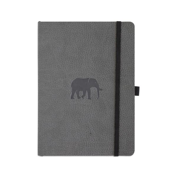 Dingbats* Wildlife Soft Cover A5 Lined - Grey Elephant Notebook