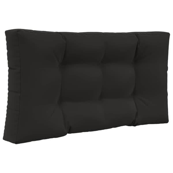 Utomhus Soffa Kudde 3 pcs Svart Polyester