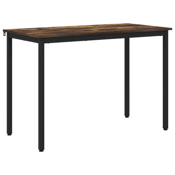 Matbord 110 x 55 x 75 cm Konstruerat trä Rökt ek Rektangulär