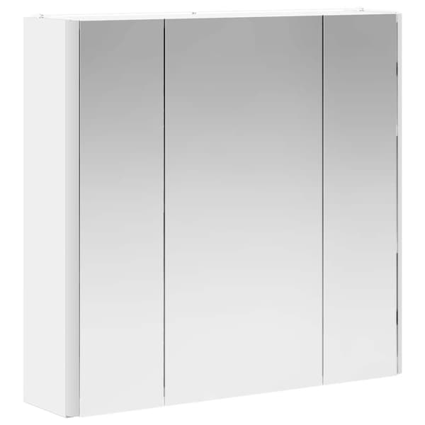 Badrumsspegelskåp Vit 63,5 x 15,5 x 60,5 cm Konstruerat trä