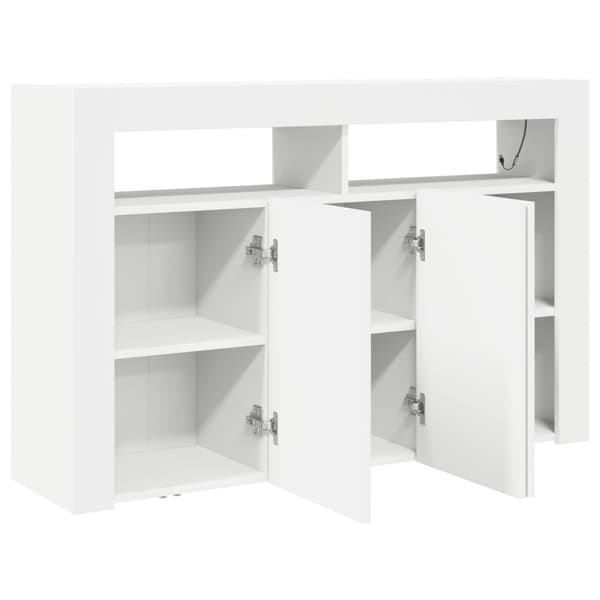 Sideboard Vit 116 x 30 x 75 cm Konstruerat trä