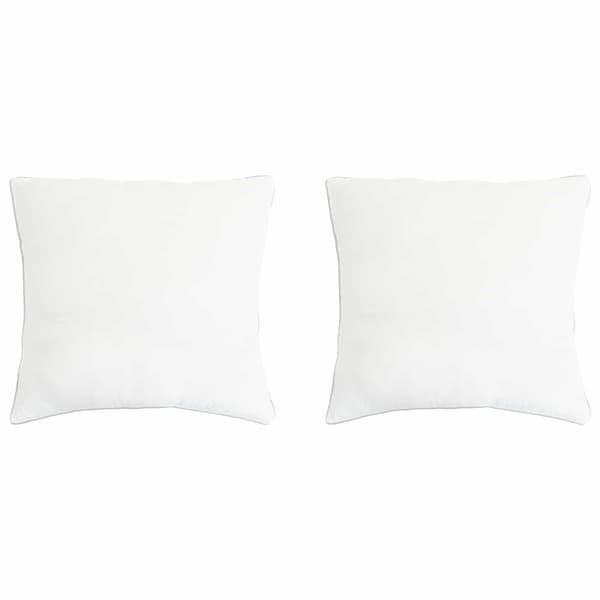 Kudde 2 pcs Vit 40 x 40 cm Bambufiber