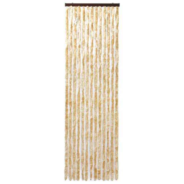 Insektsdraperi beige 56x200 cm chenille