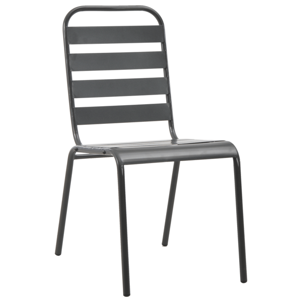 Trädgårdsmöbelset 9 pcs Antracit Pulverlackerad stål