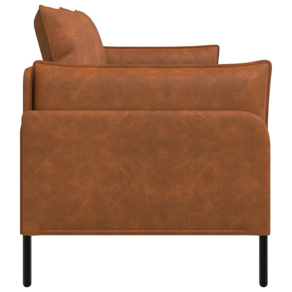 2-sits soffa Brun 188 x 81 x 89 cm Konstläder