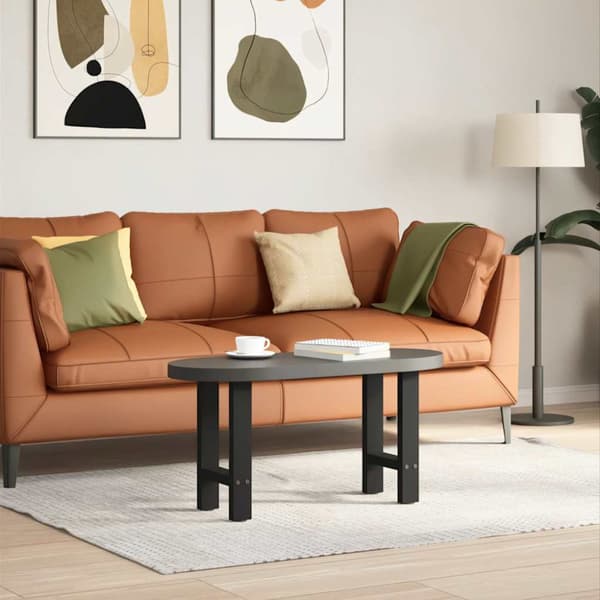 Soffbordsben svarta 2 st 28x(42-43) cm stål