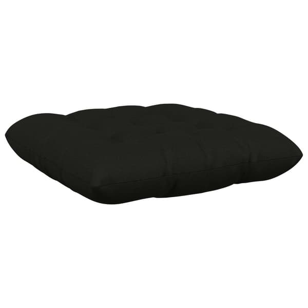 Sittkuddar VIANEN 4 st 100% Polyester Svart 45 x 45 x 12 cm