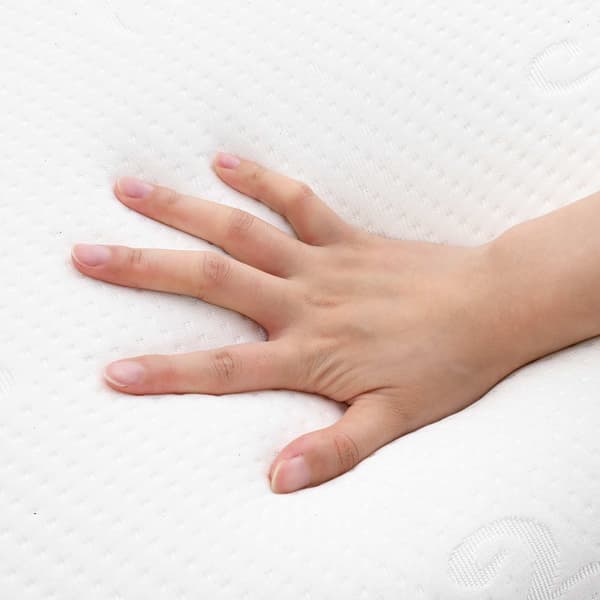 Sovkudde Enfärgad Vit 70 x 36 x 13,5 cm Minneskum
