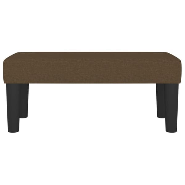 Bänk brun 70x30x30 cm tyg