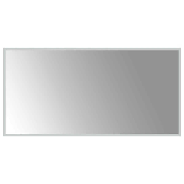 LED Badrumsspegel Transparent 100 x 50 cm härdat glas