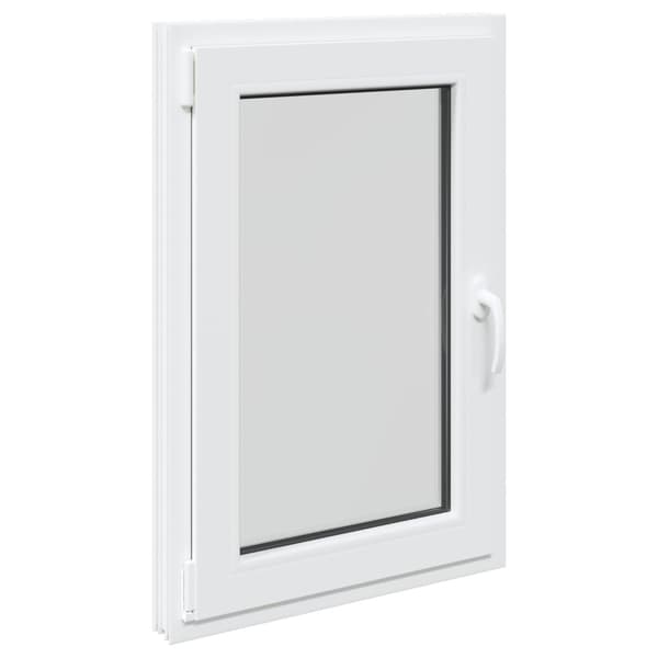Källarfönster RISOR Vit 60 x 90 cm PVC och glas