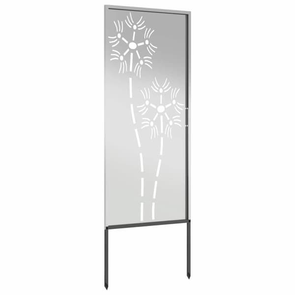 Trädgårds integritetsskärm Silver 50 x 140 cm Galvaniserat stål