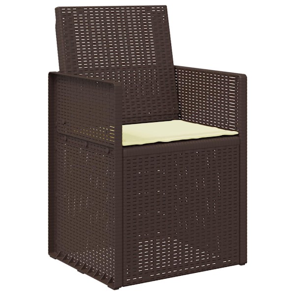 Sittkuddar 4 pcs Gräddvit 47 x 36 x 2 cm Polyester