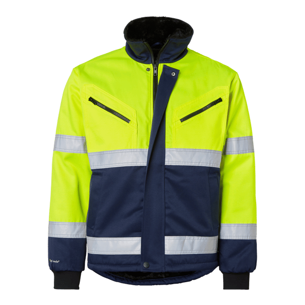 5616 Jacket Fluorescent yellow/navy Unisex