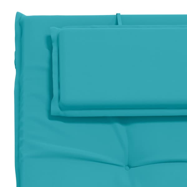 Solstol Kudde GEMERT 100% Polyester Turkos 190 x 60 x 9 cm