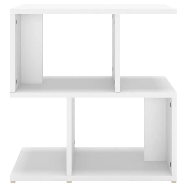 Sidoskåp vit 50x30x51,5 cm konstruerat trä
