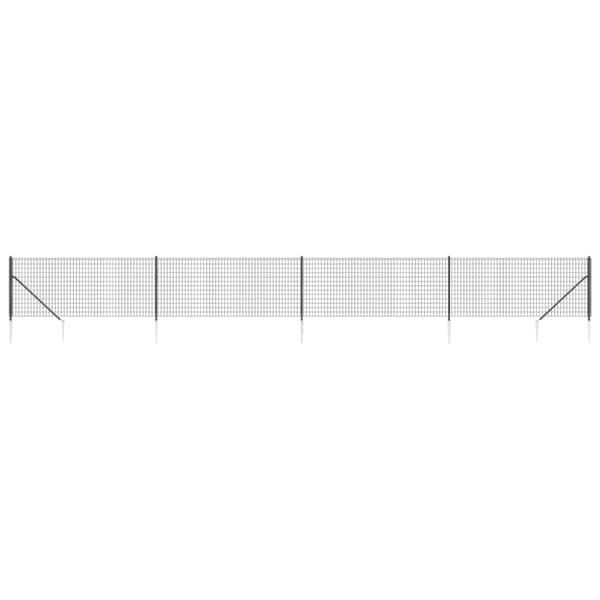 Stängsel med markspett antracit 1x10 m