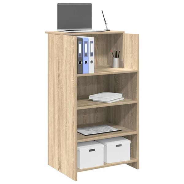 Receptionsdisk Sonoma Ek 55x50x103,5 cm konstruerat trä
