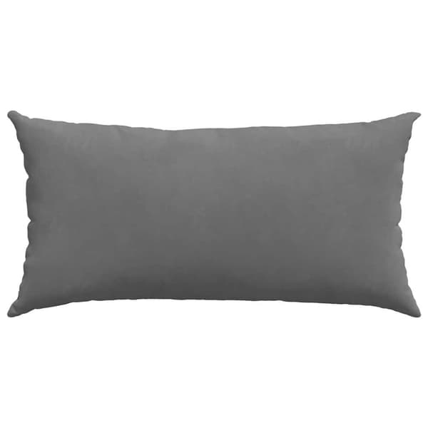 Sofakuddar 2 pcs Mörkgrå 80 x 40 cm tyg