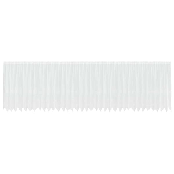 Spetsgardin med gardiner Vit 900 x 140 cm Polyester