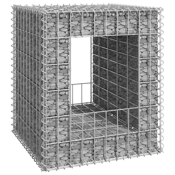 Gabionkorg stolpform 50x50x60 cm järn