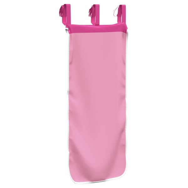 Gardiner för loftsäng med torn rosa polyester