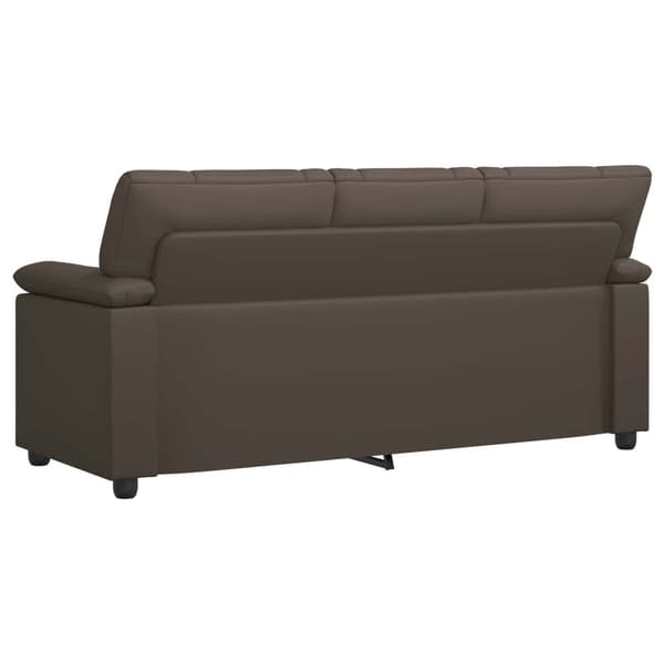 Soffa Grå 191 x 85 x 93 cm Konstläder