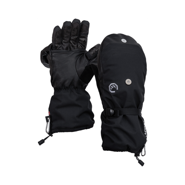 Vallerret Alta Arctic Mitt: Black L