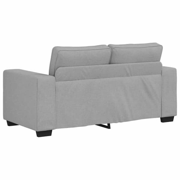 2-sitssoffa molngrå 160x77x82 cm tyg