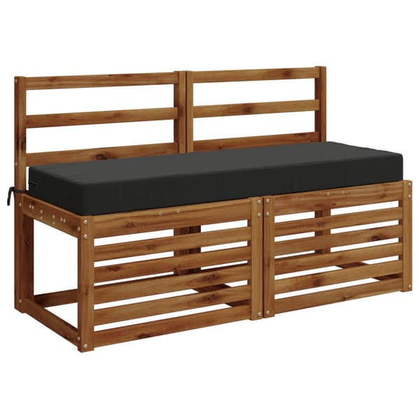 Sittkudde SOEST 100% Polyester Antracit 120 x 40 x 10 cm