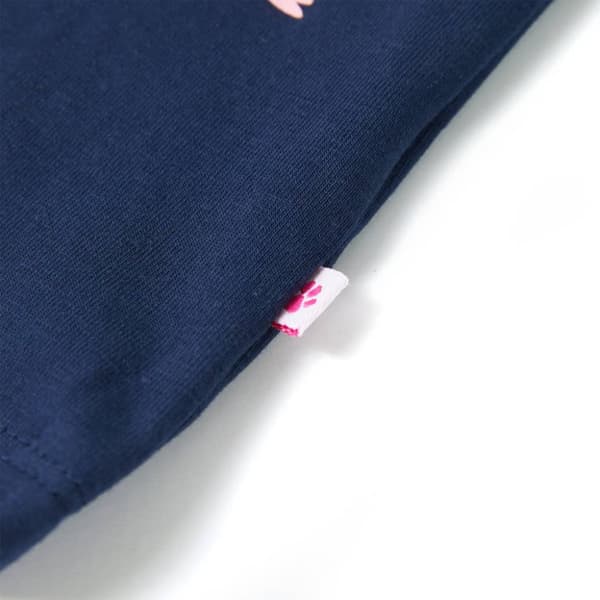 T-shirt för barn marinblå 116