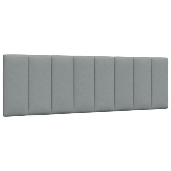 Bed Frame without Mattress "Hanko" Light Grey 160x200 cm Fabric