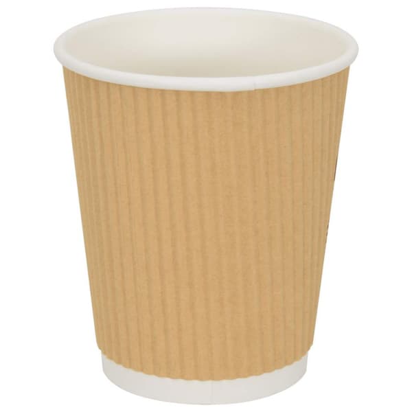 Kaffekoppar i papper 500 st 8oz 200ml brun