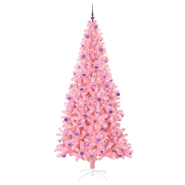Julgran Rosa 240 cm PVC