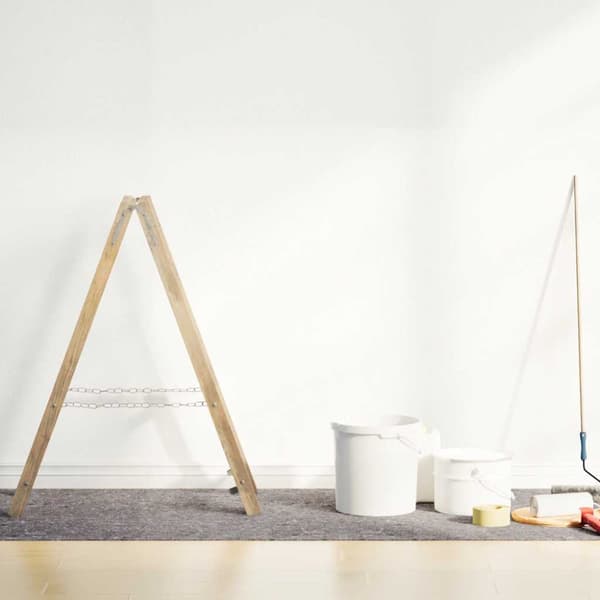 Halkfri målarduk 5 m 280 g/m² grå